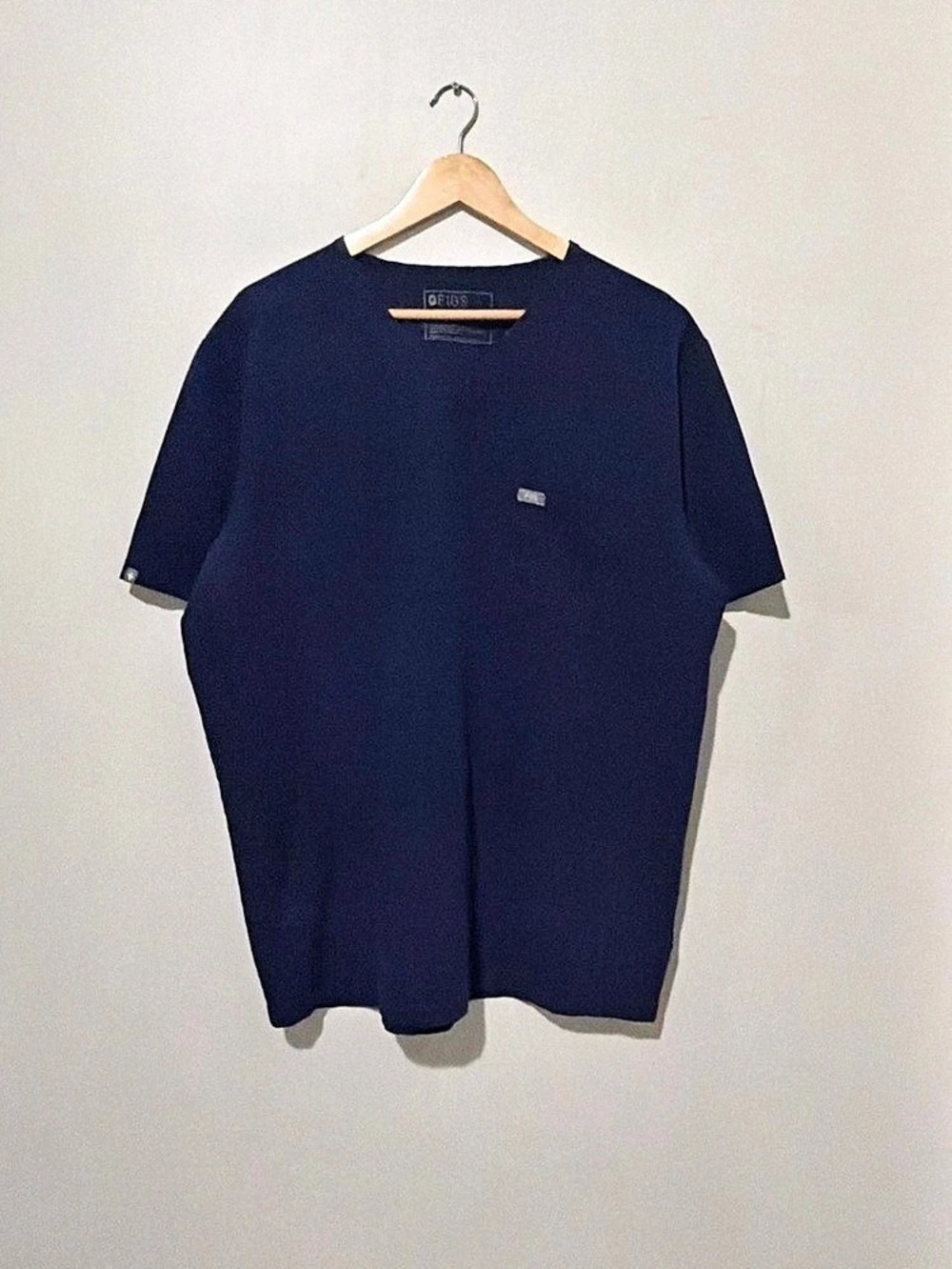 FIGS Technical Collection Men's Short Sleeve Tee Navy Blue XL